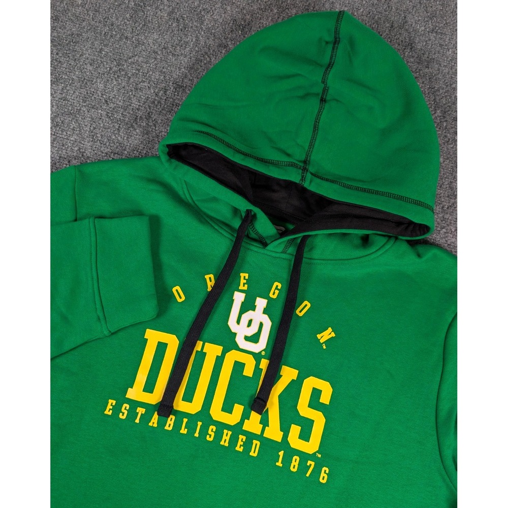 Oregon Ducks Fanatics Hoodie Mens Large‎ Green Football NCAA NWT